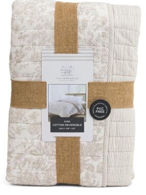Rachel ASHWELL Reversible Cotton Quilt Set